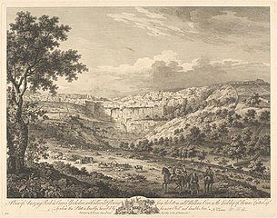 A View of Amazing Rock in Craven Yorkshire, witha Rivlet flowing from the bottom called Malham Cove in the Lordship of Thomas Lister, Esq.