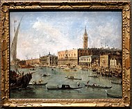 Francesco guardi, venezia, palazzo ducale és il molo dal bacino di sn marco, 1770 kb. JPG