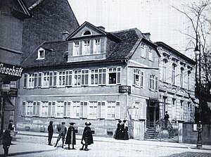 Leipziger Straße mit Deutschem Haus und Forell’s Garten (1905)