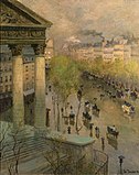 「パリのマドレーヌ大通り」（1896-1897年）