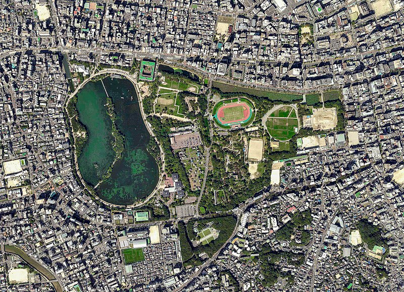 File:Fukuoka Castle Aerial photograph 2020.jpg