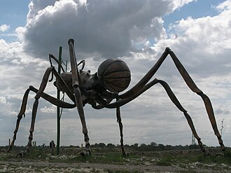 A giant ant sculpture at the park Giant ant sculpture (4608690535).jpg