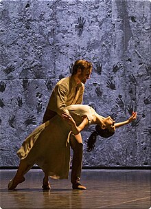 Rojo as Giselle in ENB's full length ballet Giselle choreographed by Akram Khan Giselle-AK10.jpg