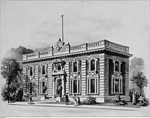 The building of the International Correspondence Schools erected at the St. Louis Worlds Fair. Glimpses of the largest educational institution in the world, the International Correpondence Schools, Scranton, Pa (1904) (14770533544).jpg