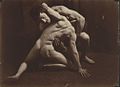 M 2031. Lottatori / Wrestlers. First published in "Die Schoenheit", I 1903, p. 727. Cm 23,3x17,3.