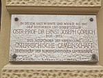 Ernst Joseph Görlich - memorial plaque