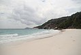 Plage de l'ile Grande Soeur aux Seychelles