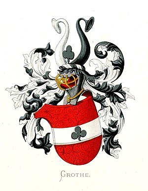 Wappen derer Grothe aus Lemgo