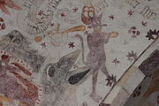 English: Fresco in Hästveda church