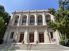 Portions of "Stole" were filmed at the Alexander Hamilton High School in Los Angeles (pictured). Hamilton High - LAUSD - Los Angeles, California, U.S. - 2023 September 02.jpg