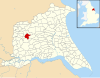 Xeyton va Byornbi Buyuk Britaniyaning parish lokatori map.svg