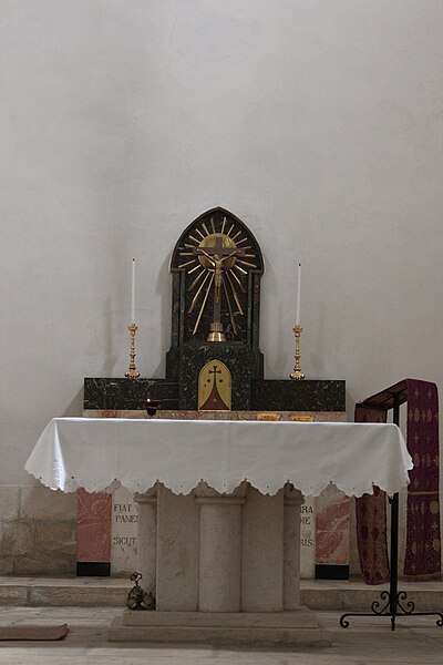 File:Holy Land 2016 P0646 Pater Noster Church main altar.jpg