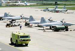 Northrop F-5E Tiger II en 1989.