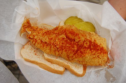 Nashville-style hot fish