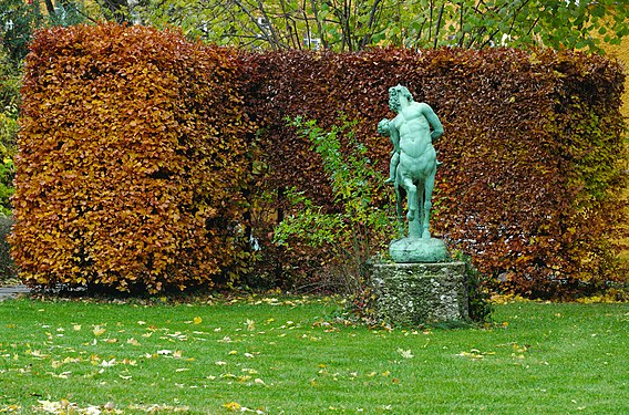 Housing Estate Borstei in Munich - Garden of Silence - Sculpture Centaur