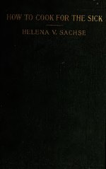 Thumbnail for File:How to cook for the sick and convalescent, arranged for the physician, trained nurse, and home use (IA howtocookforsi00sach).pdf