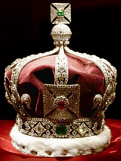 Imperial Crown of India crown used by King George V as Emperor of India at the Delhi Durbar of 1911