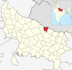 Vị trí của Huyện Shravasti