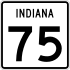 State Road 75 marker