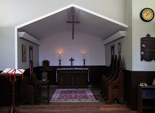Interior of the Red Chapel