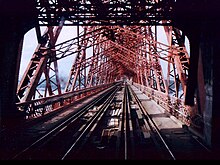 Inside the Forth Bridge as seen from a ScotRail Class 158 InsideTheForthRailBridge 19990822P0001.jpg