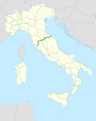 Italia - mappa strada europea E78.svg