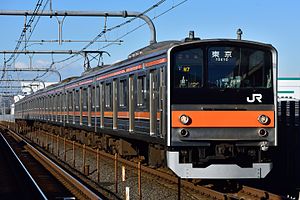 JR East 205-5000 Musashino Line 20170116.jpg