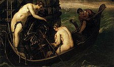 Tintoretto: Útěk Arsinoé