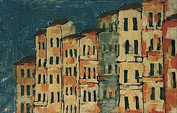 St-Tropez (1957). (50 × 77 cm)