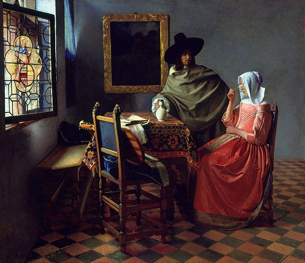 The Wine Glass by Johannes Vermeer - 1658 - 1660.