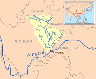 Jialing 嘉陵江 watershed
