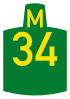 Metropolitan route M34 shield