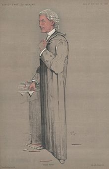 Sir John Simon KC, as caricatured in Vanity Fair on 18 October 1911 with the caption "Simple Simon". John Allsebrook Simon, Vanity Fair, 1911-10-18.jpg