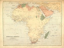 Alexander Keith Johnston's map Africa & Arabia, published by Blackwood in 1852 Johnston Africa & Arabia 1852 UTA.jpg