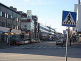 Një pamje rrugë në Seinäjoki