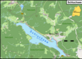 Umgebungskarte der Gemeinde Schluchsee