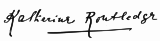 Katherine Maria Routledge 1919 - signature.svg