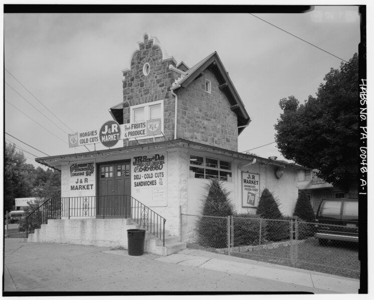 File:Keasbey and Mattison Company, Store, Corner of Lemon Street and Trinity Avenue, Ambler, Montgomery County, PA HABS PA,46-AMB,10A-1.tif