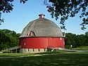 Kewanee, Illinois - Johnson Sauk Trail Eyalet Rekreasyon Alanında Ryan Round Barn.