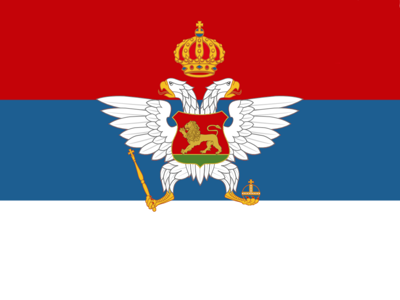File:Kingdom of Montenegro Flag.png