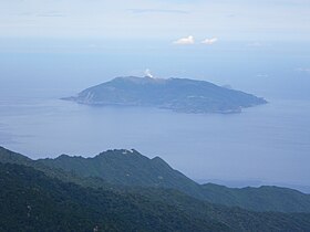 Udsigt over Kuchinoerabu-jima.