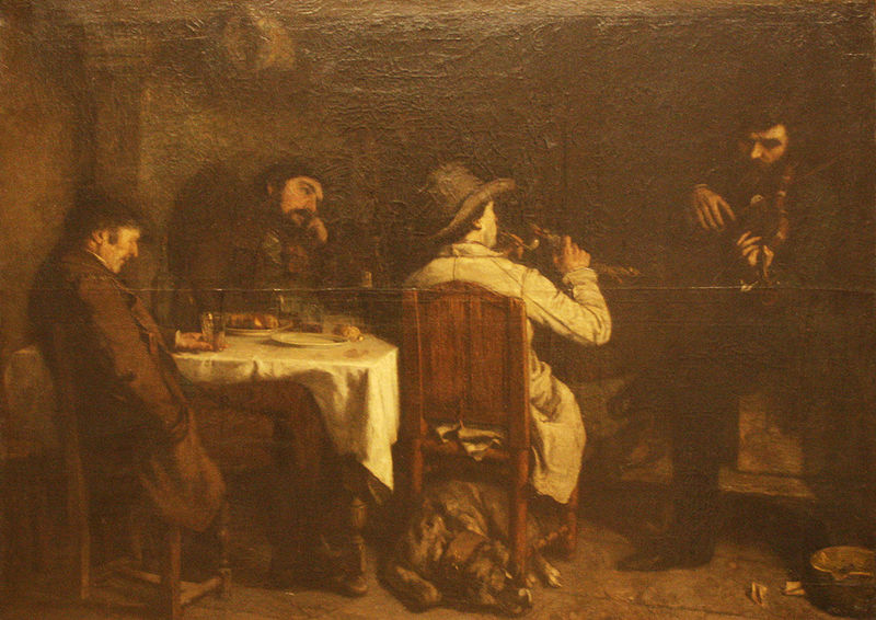 File:L'aprés-dinée a Ornans Courbet.jpg