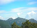 Mont Lattias, vue du sud-ouest depuis le mont Sa Mirra