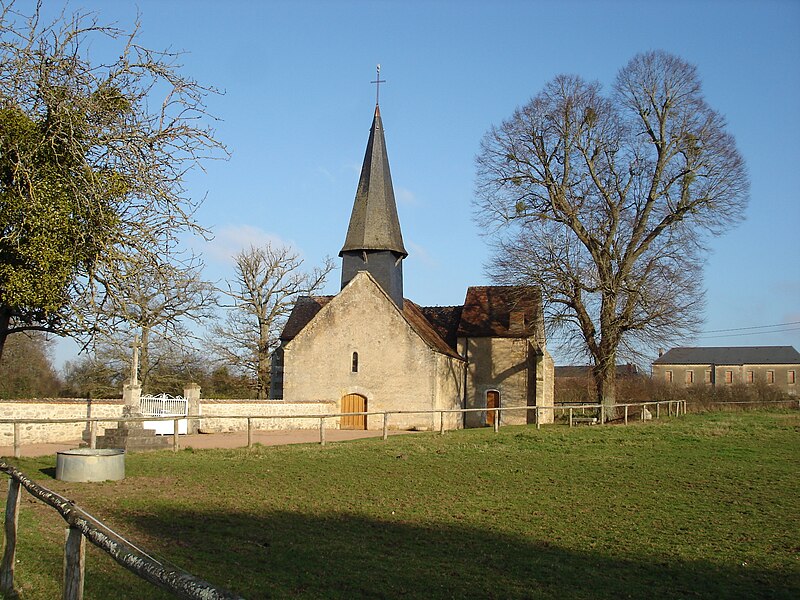 File:La Motte-Feuilly (36) - Église Saint-Hilaire - vue avant.jpg