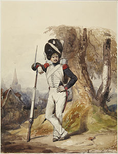 Grenadier of the Royal Guard, ca. 1817, Princeton University Art Museum