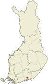 Lapinjärvi / Lappträsk Finlandiako mapan