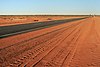 Lasseter Highway leading to Uluṟu-Kata Tjuṯa National Park