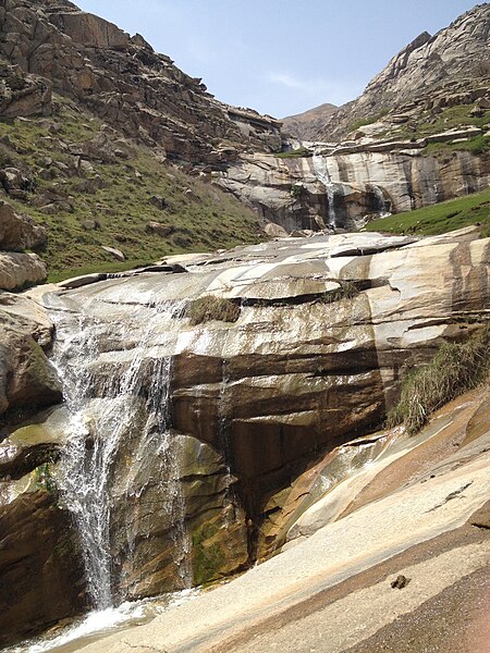 File:Left tributary of Jiltema Say, waterfall.jpg