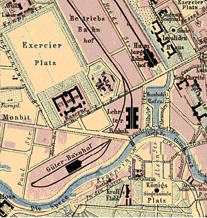 Berlin Invalidenstraße: Lage und Verlauf, Geschichte, Historische Bebauung (Auswahl)