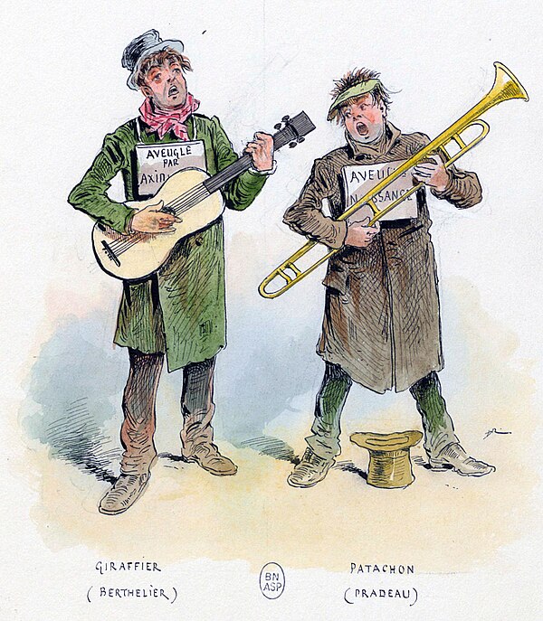 Berthelier and Pradeau, 1855